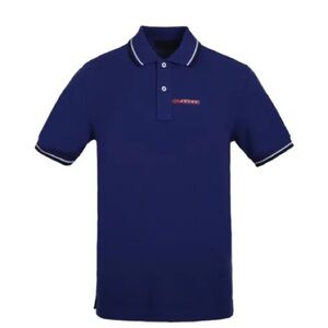 Prada Men's Navy Polo Shirt Sz S